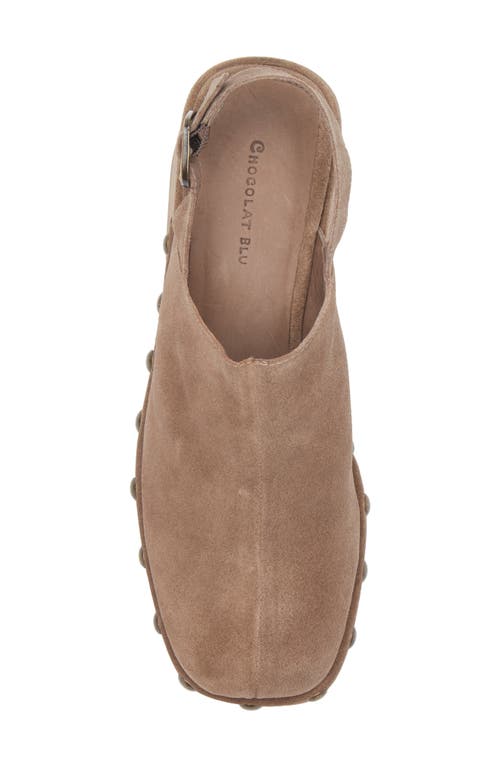 Chocolat Blu Harley Slingback Platform Clog In Brown