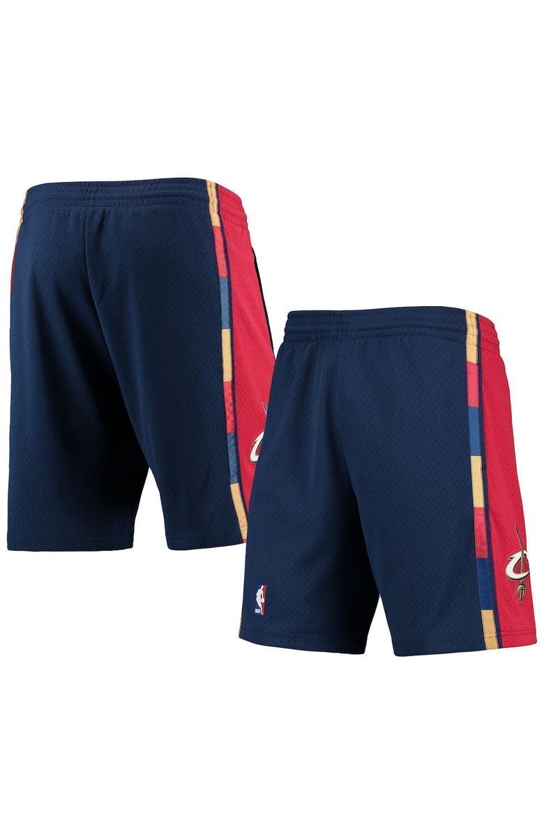 Mitchell & Ness Men's Mitchell & Ness Navy Cleveland Cavaliers 2008-09 Hardwood Classics Swingman Shorts, Main, color, 