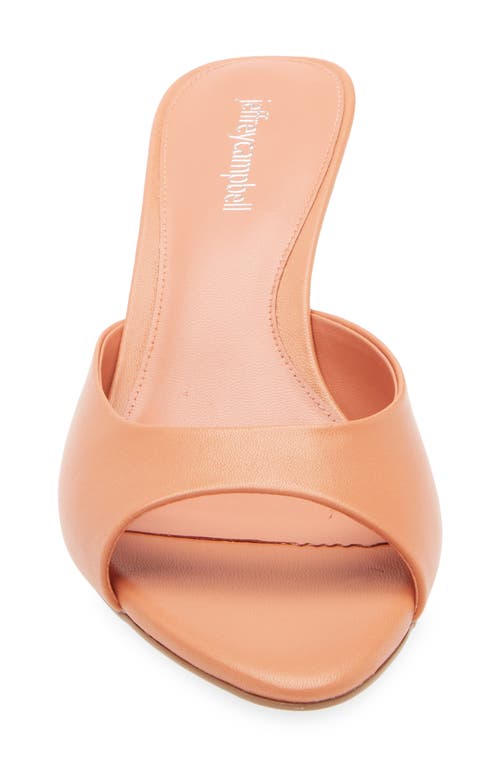 Jeffrey Campbell Spy-kid Slide Sandal In Orange