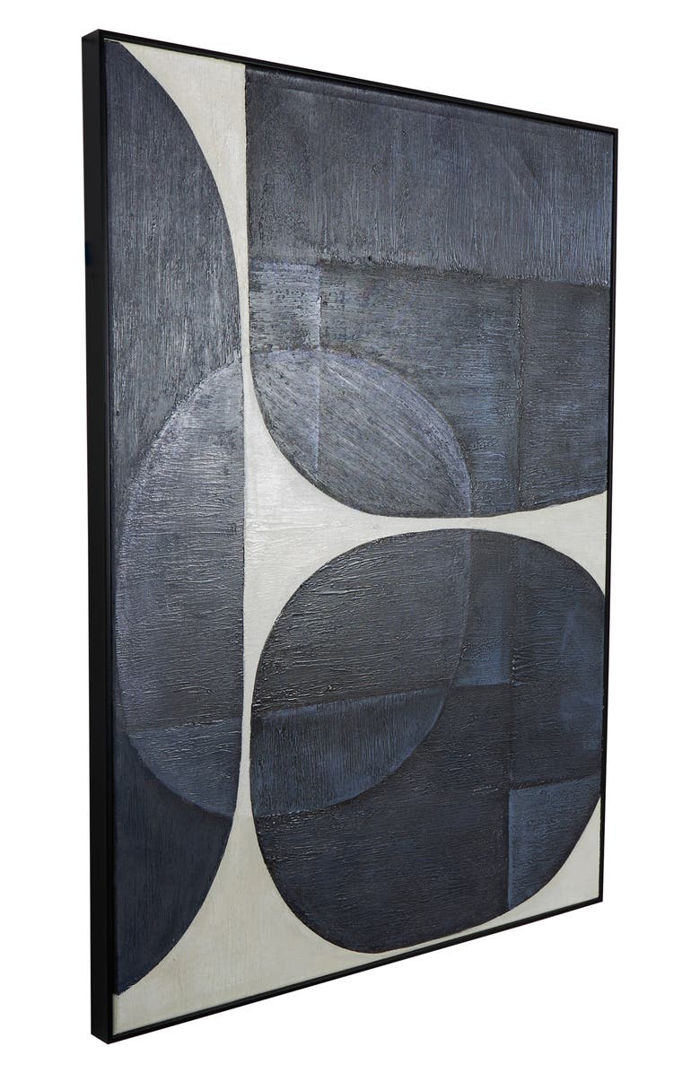 VIVIAN LUNE HOME Framed Canvas Wall Art, Alternate, color, Blue