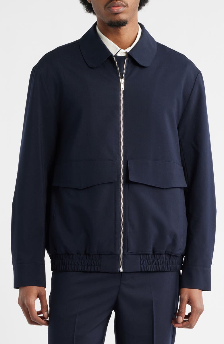 KROST Zip Front Jacket, Alternate, color, Dark Navy