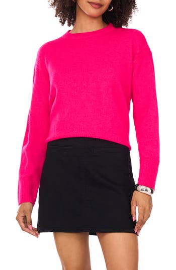 Vince Camuto Relaxed Fit Sweater In Pink