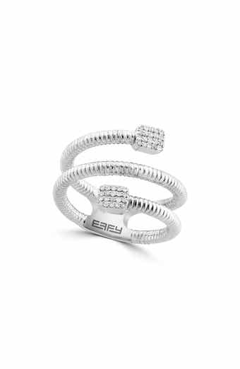 EFFY Sterling Silver Diamond Pavé Ring - 0.11ct