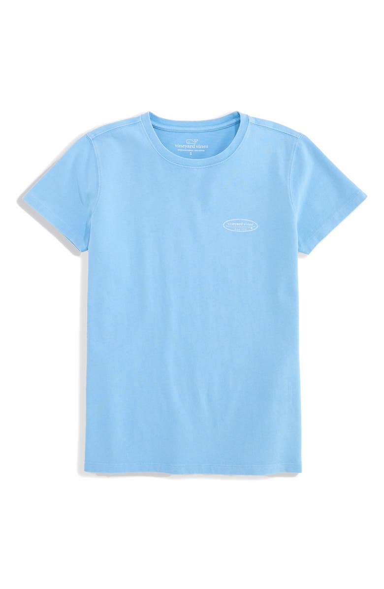 vineyard vines Surf Logo Cotton Graphic T-Shirt, Main, color, Serenity Blue