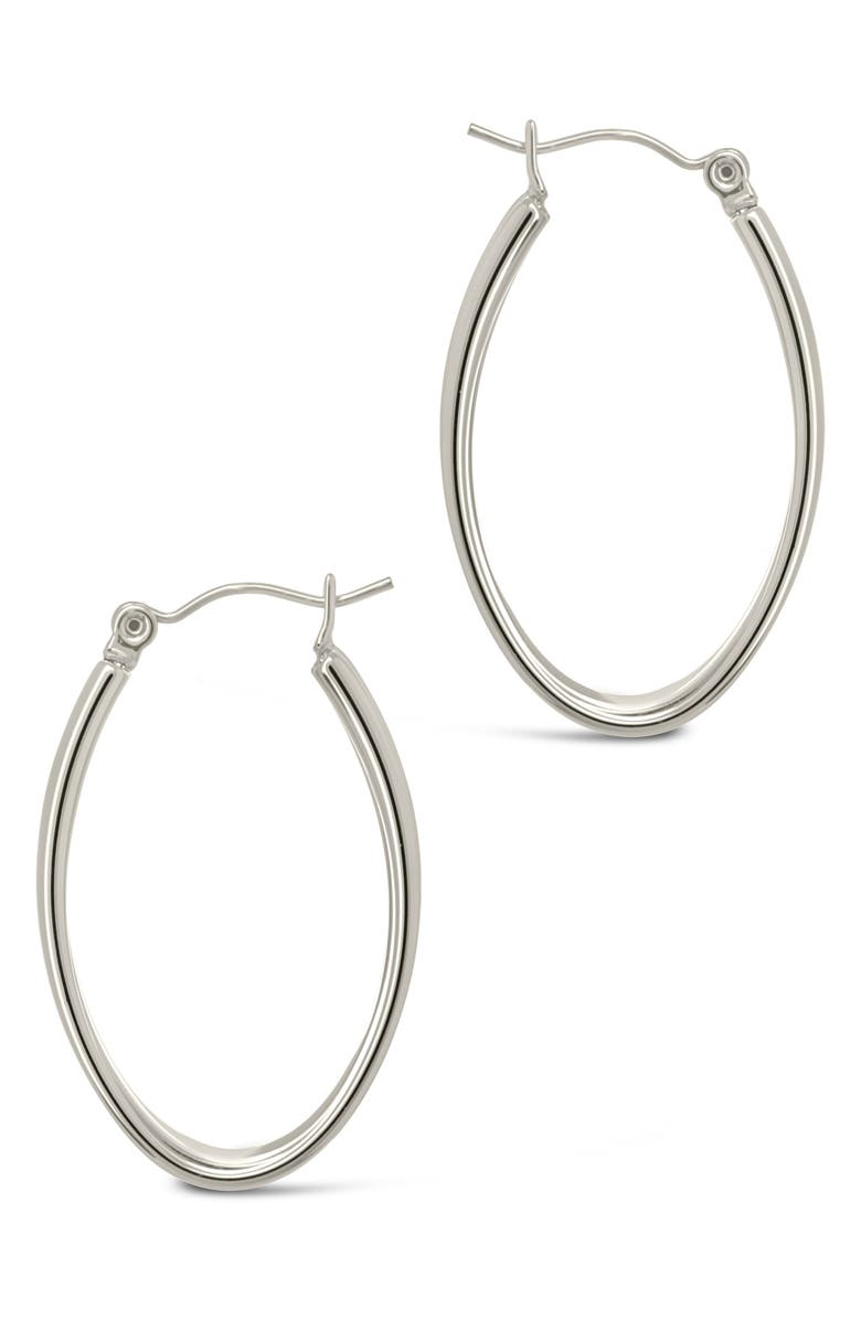 Sterling Forever Aerin Hoop Earrings, Alternate, color, 