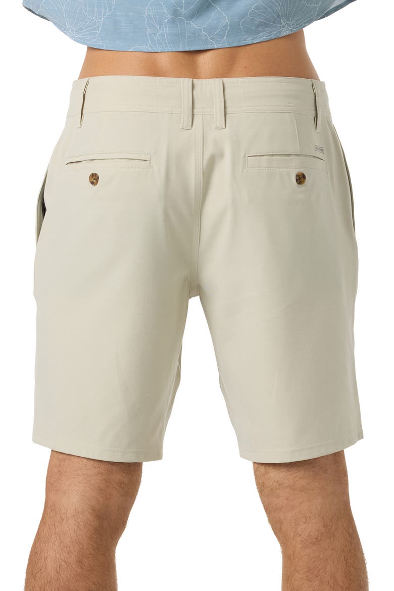 Reserve Light Check 19-Inch Water Resistant Hybrid Shorts, Alternate, color, LIGHT KHAKI