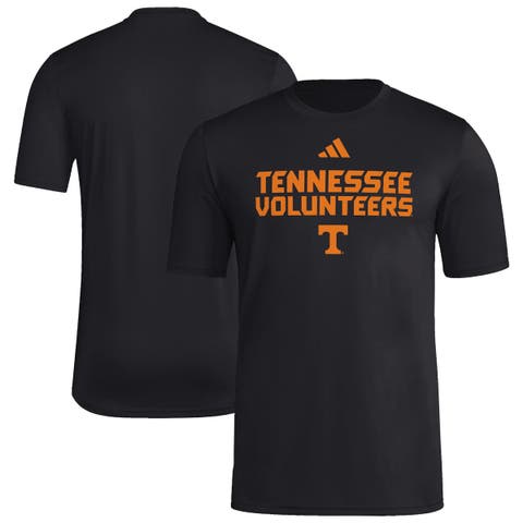 Men's adidas  Black Tennessee Volunteers Wordmark Poly T-Shirt