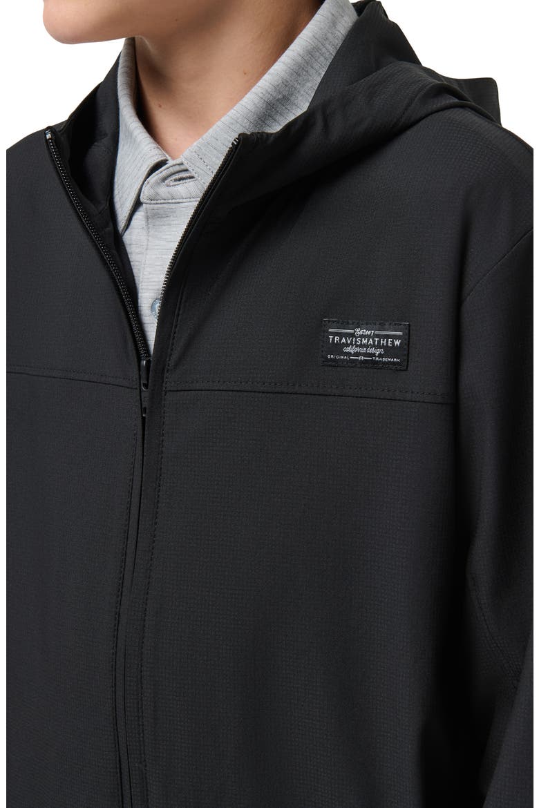 Kids' Y Wanderlust Hooded Jacket, Alternate, color, BLACK