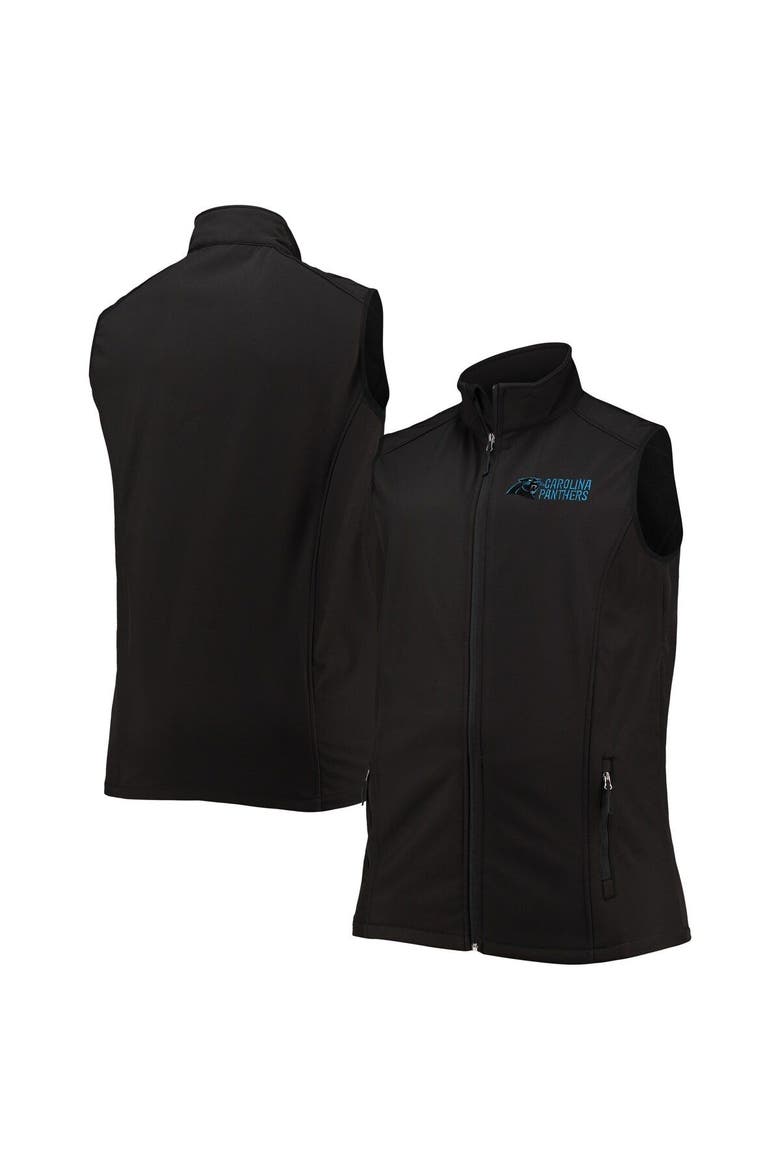 Men's Dunbrooke Black Carolina Panthers Big & Tall Archer Softshell Full-Zip Vest, Main, color, Black