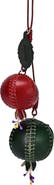 OLD TREND Pom Genuine Leather Botanical Fruit Charm