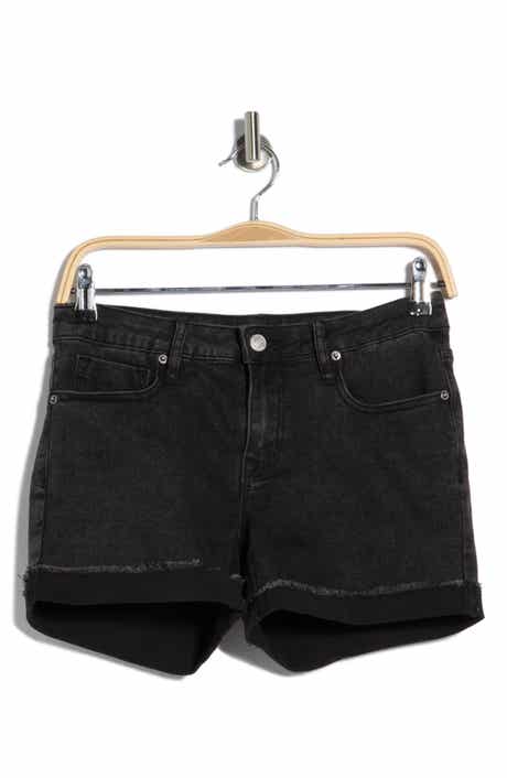 Vigoss Mid Rise Cuffed Denim Shorts