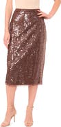 Halogen® Paiette Sequin Pencil Skirt