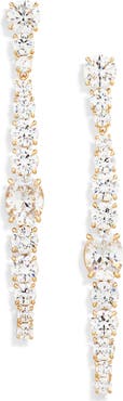Nadri Stellar Linear Drop Earrings