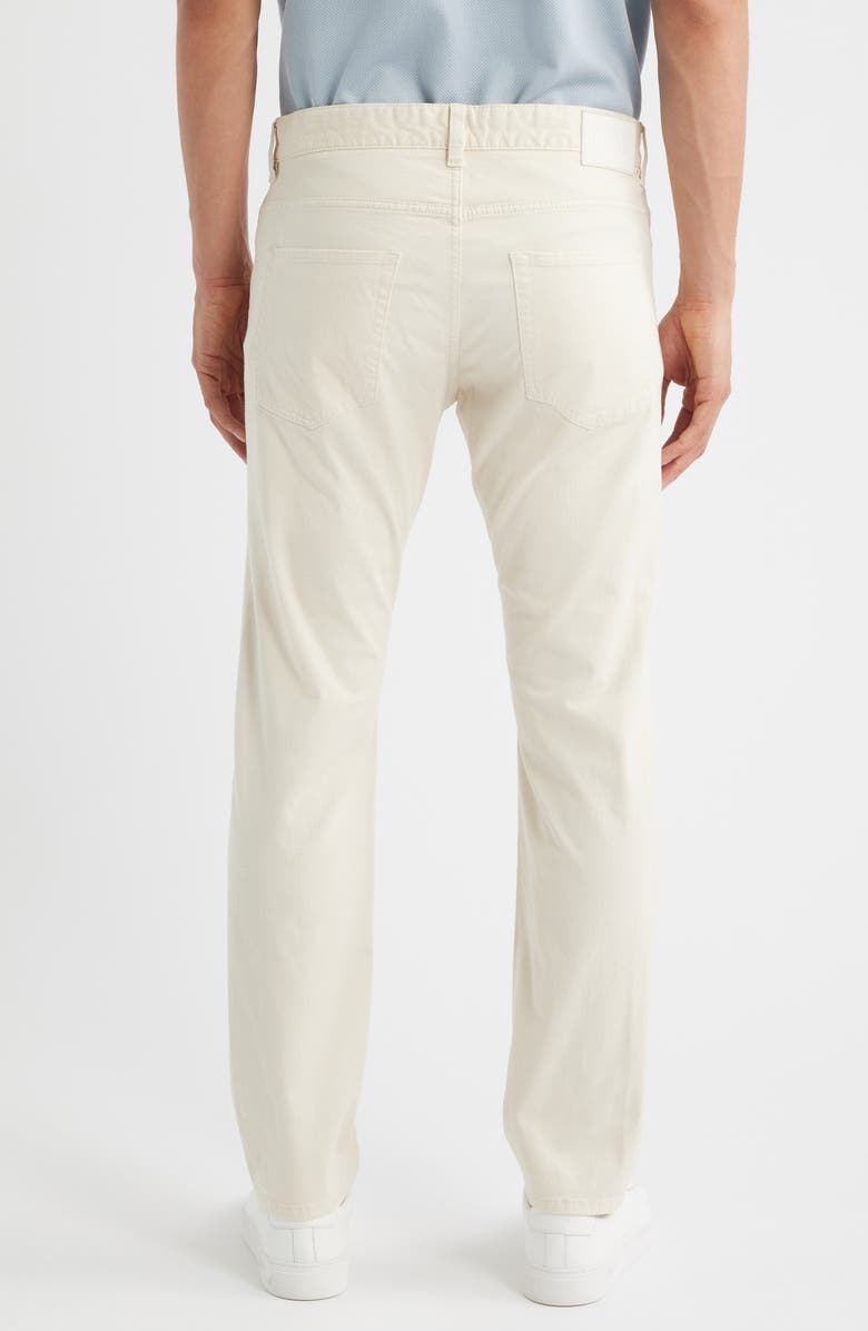 BOSS Delaware Slim Fit Five Pocket Pants, Alternate, color, Open White
