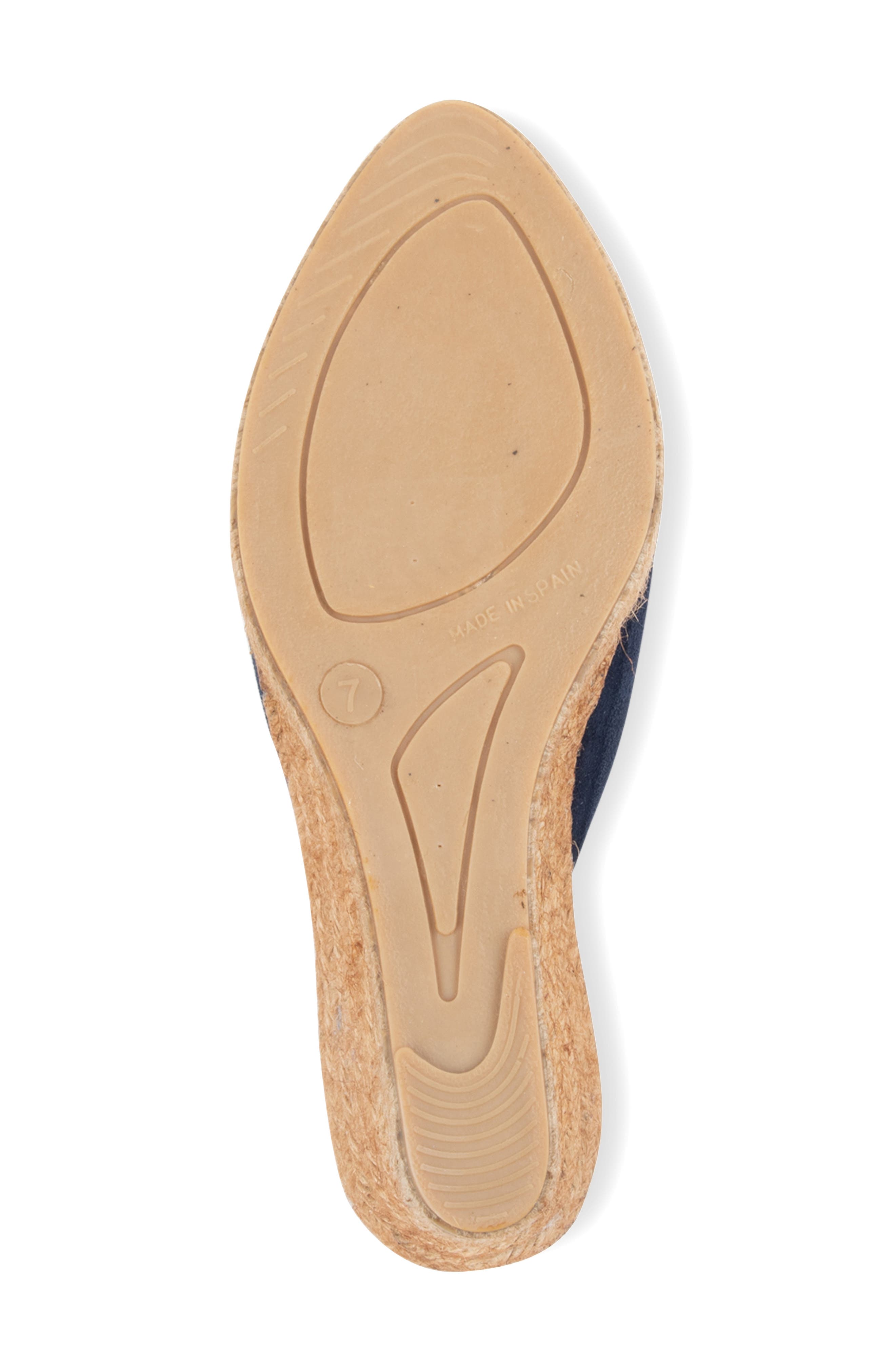 Poppy Slingback Espadrille Wedge, Alternate, color, NAVY