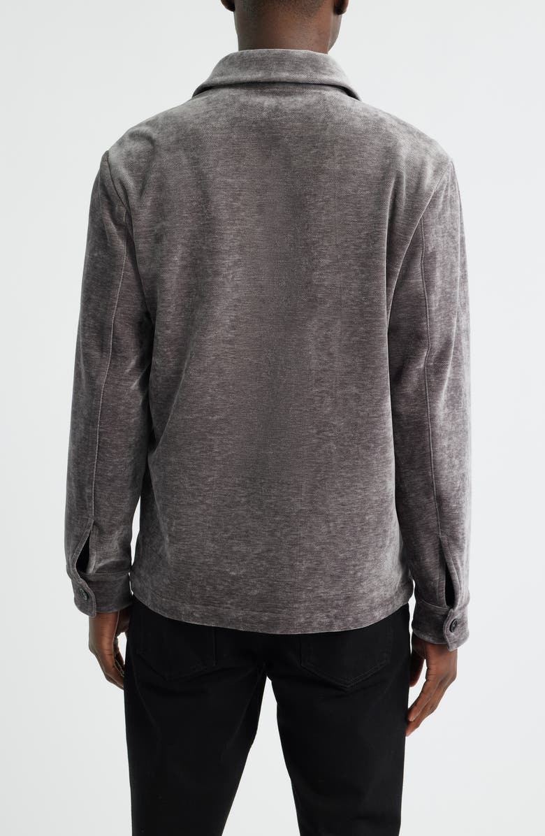 Robert Barakett Rhodes Overshirt, Alternate, color, Grey