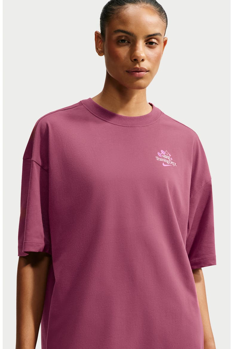 Training Dept. Graphic T-Shirt, Alternate, color, PINK SMOKE