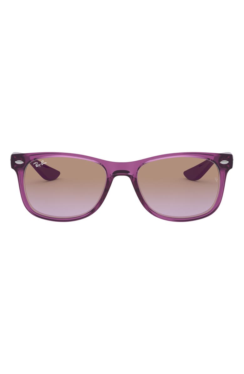Ray-Ban Kids' Junior Wayfarer 50mm Gradient Square Sunglasses, Main, color, 