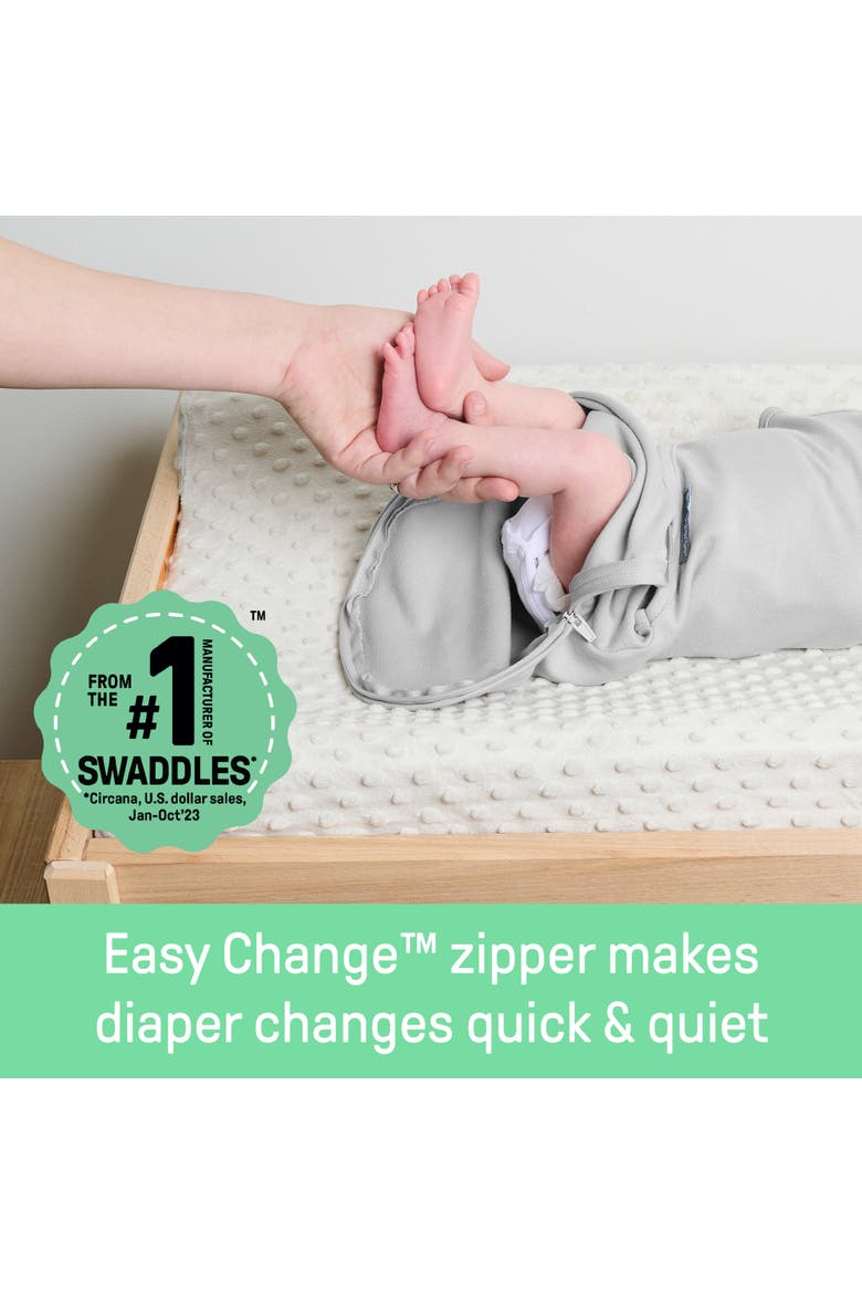SwaddleMe by Ingenuity Easy Change Baby Swaddle, Alternate, color, MULTICOLORED