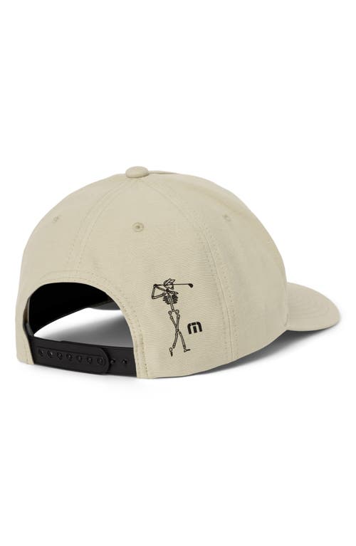 Travismathew Golf Sucks Six-panel Snapback Cap In Italian Sand