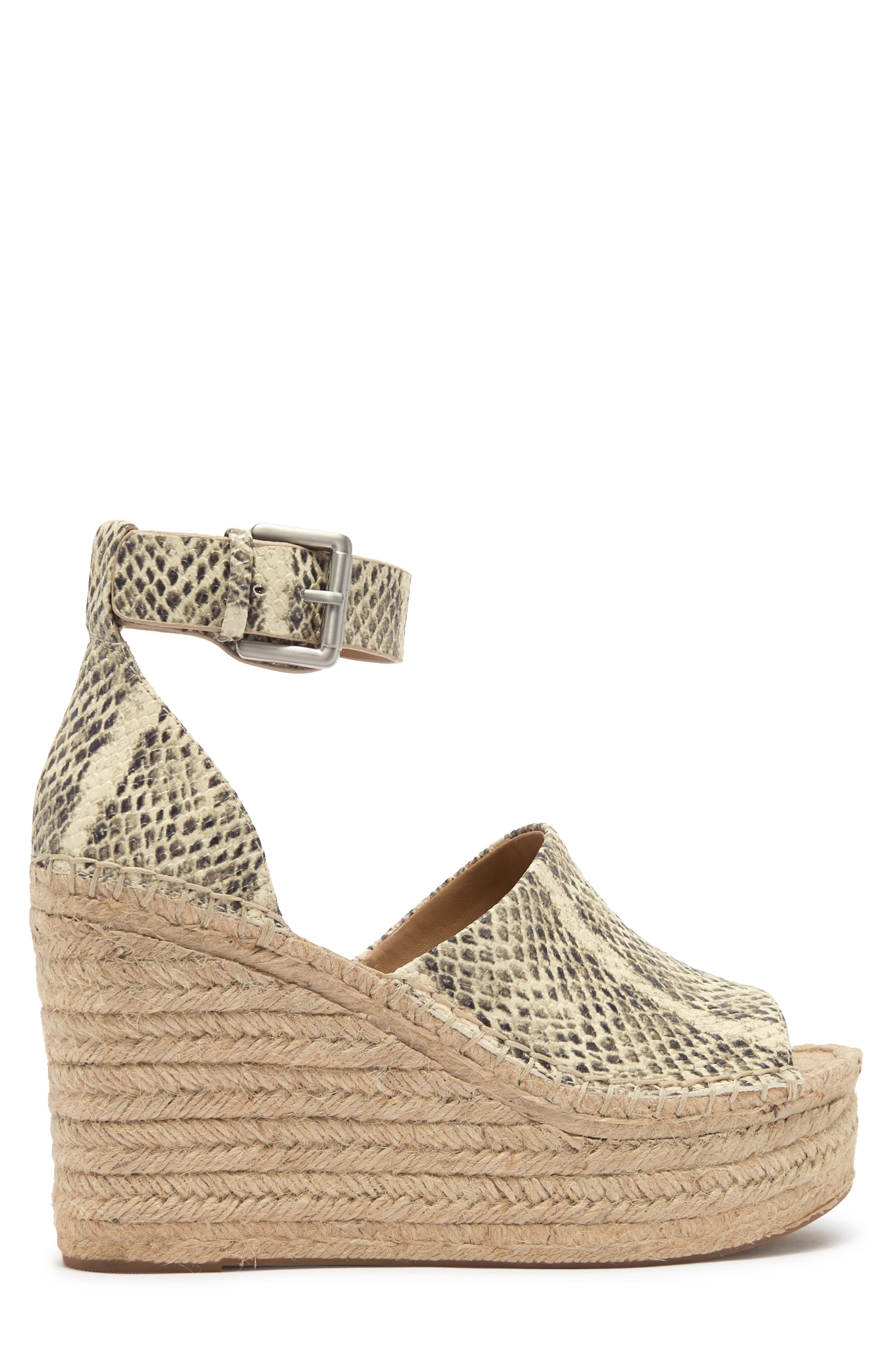 Adalyn Espadrille Wedge Sandal, Alternate, color, WHITE LEATHER