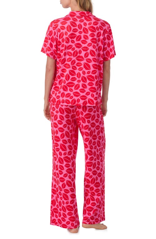 Room Service Pjs Print Pajamas In Red