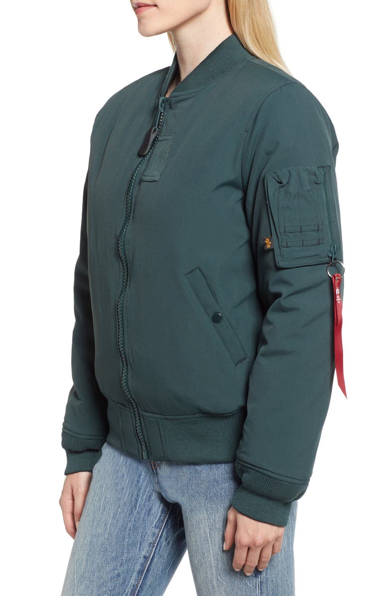 Alpha Industries MA-1 Down Bomber Jacket, Alternate, color,