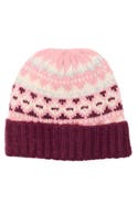 Vince Camuto Brushed Fair Isle Beanie