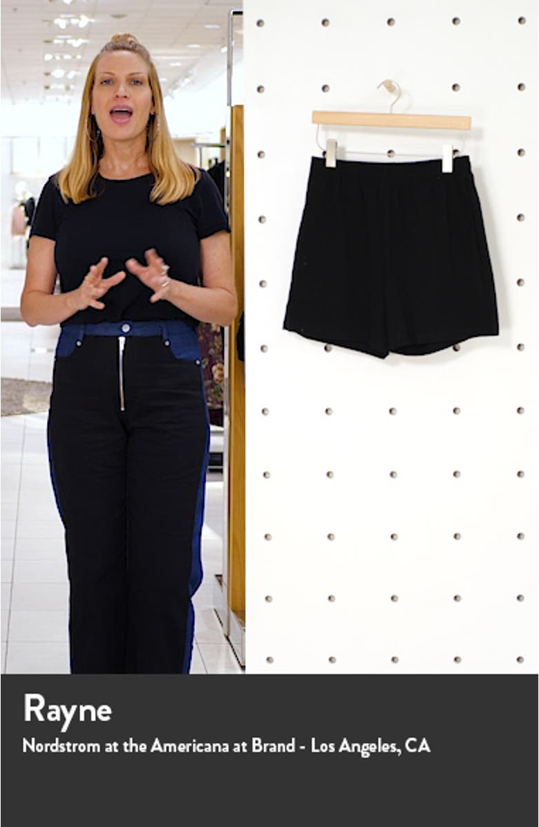 Boyfriend Knit Shorts, sales video thumbnail