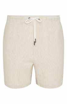 Onia Linen Blend Pull-On Shorts