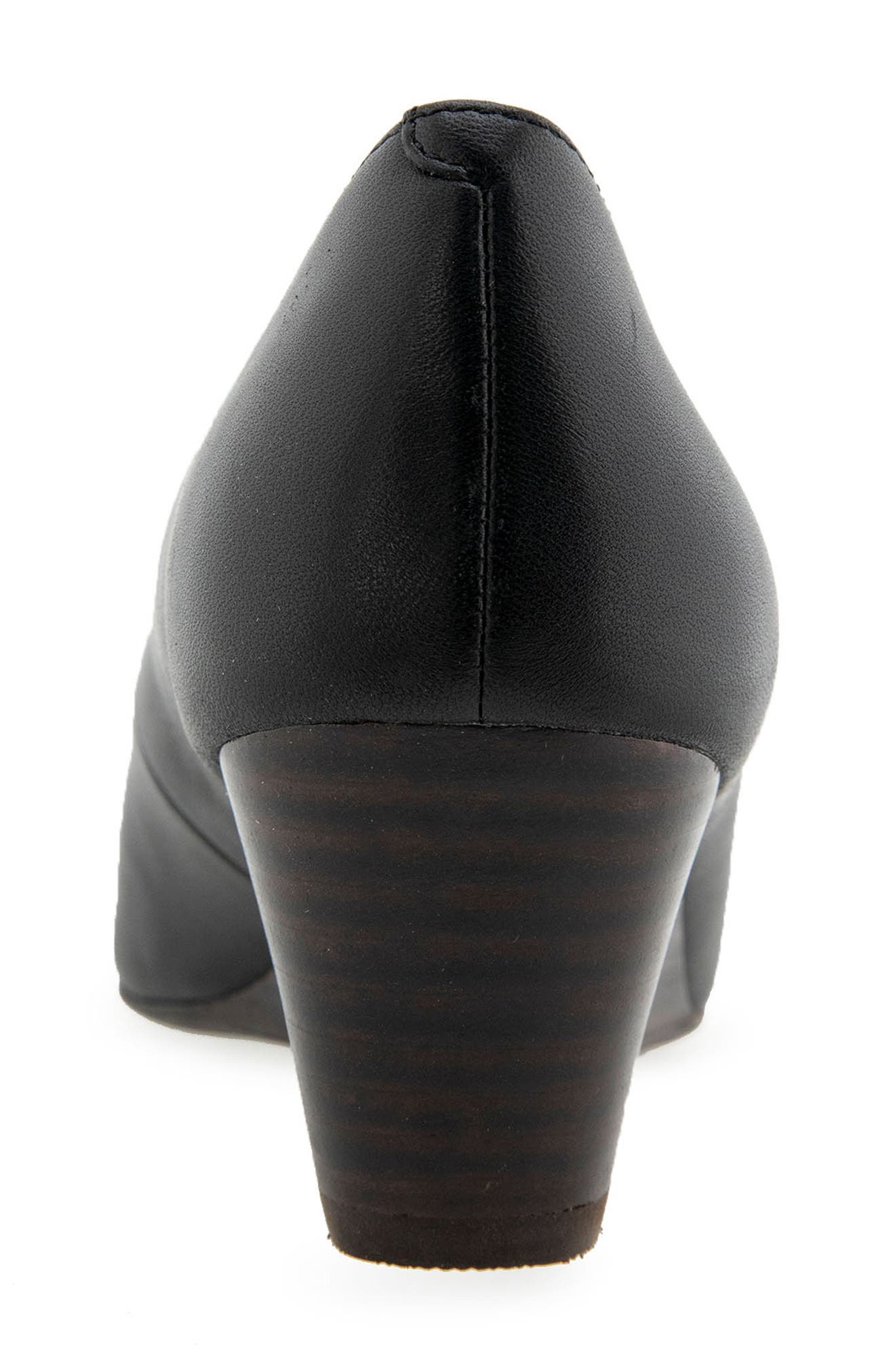 Aerosoles Caruzo Wedge Pump, Alternate, color, Black Leather