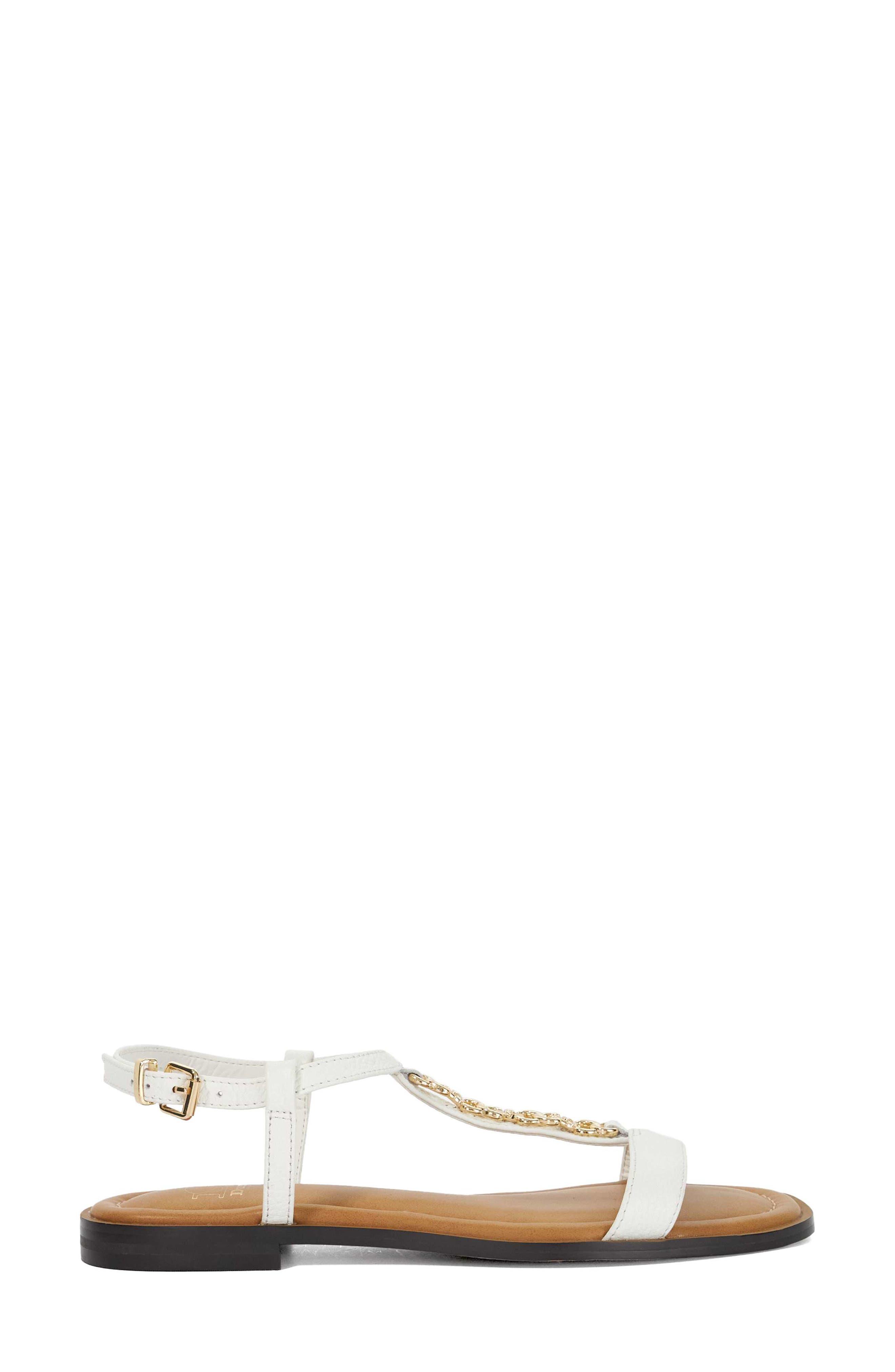 Dune London Lollipops Ankle Strap Sandal, Alternate, color, White