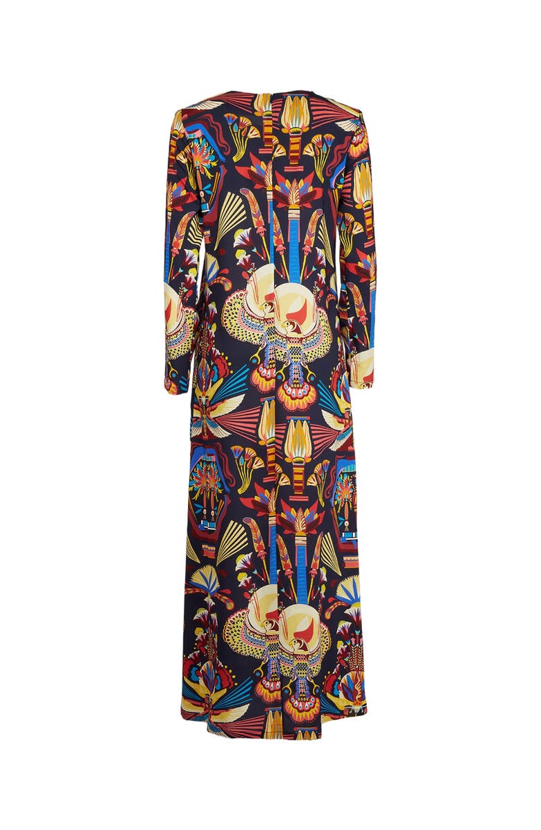 La DoubleJ Long Sleeve Swing Dress Nephthys Navy, Alternate, color, Nephthys Navy