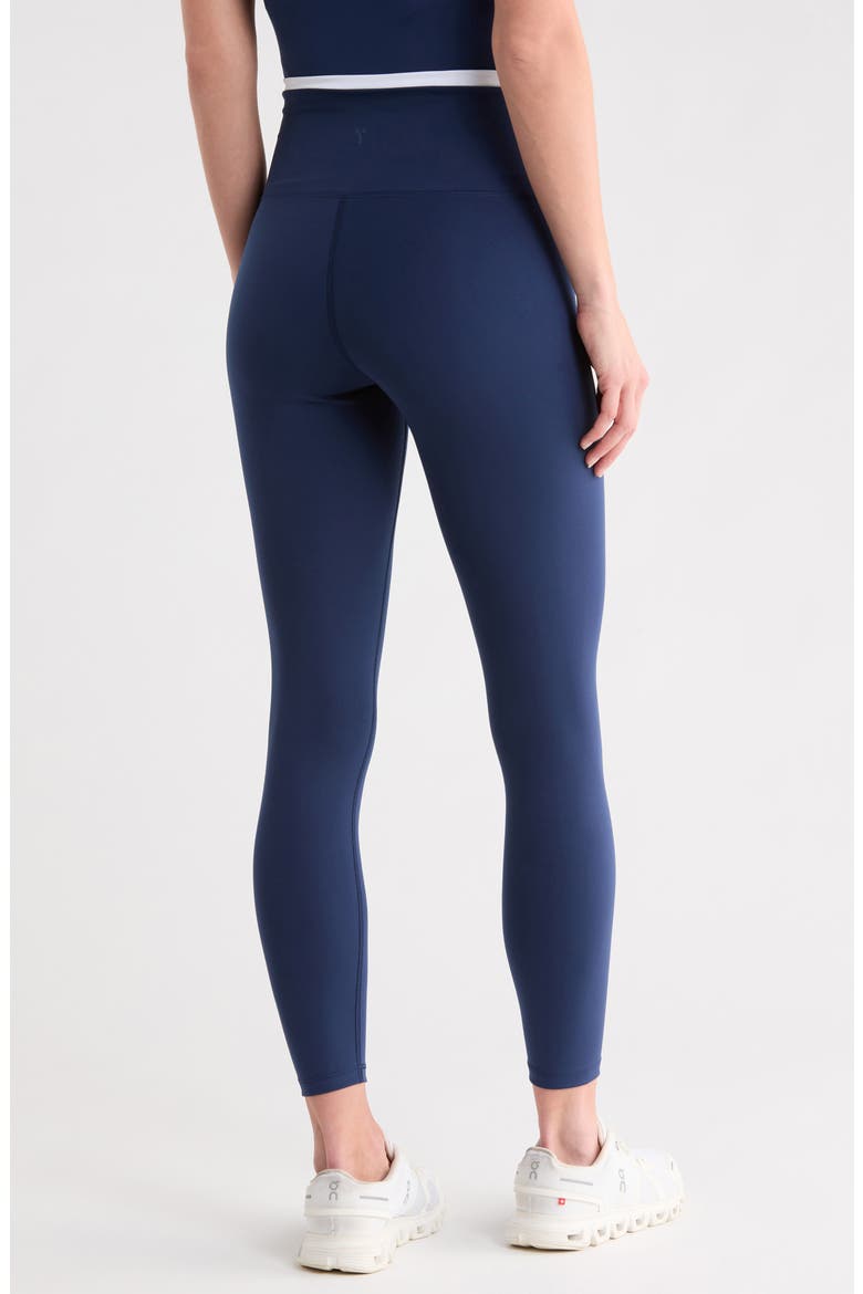 Lux Zaila High Waist 7/8 Leggings, Alternate, color, NAVAL BLUE