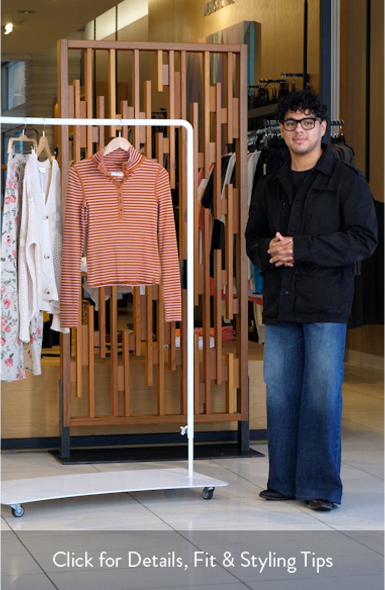 Lake Stripe Rib Henley, sales video thumbnail