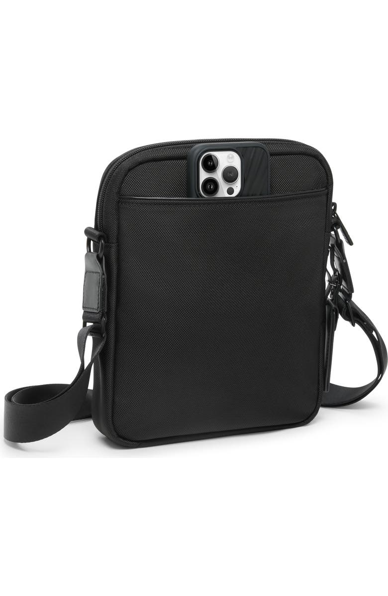 TUMI Medium Crossbody Bag, Alternate, color, Black