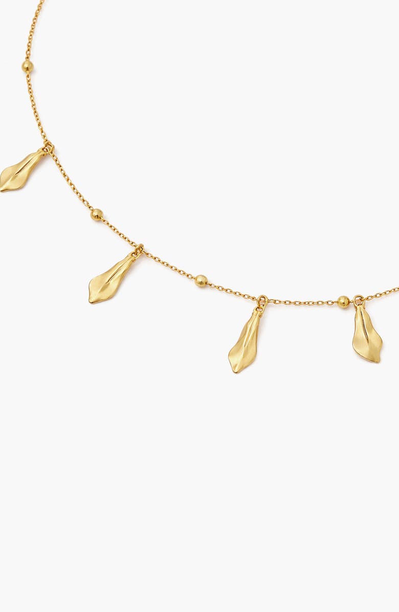 YOJ Mino Charm Choker Necklace in Gold, Alternate, color, Gold