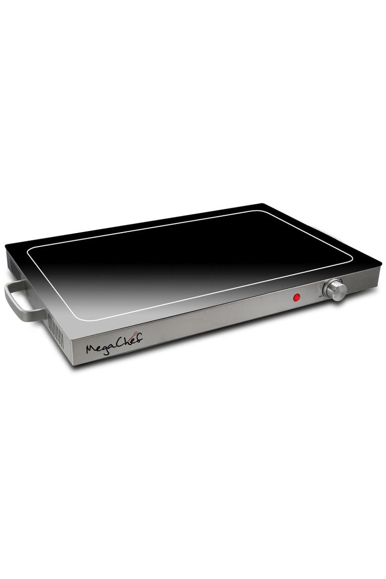 Electric Warming Tray with Adjustable Temperature Control, Alternate, color, Grey