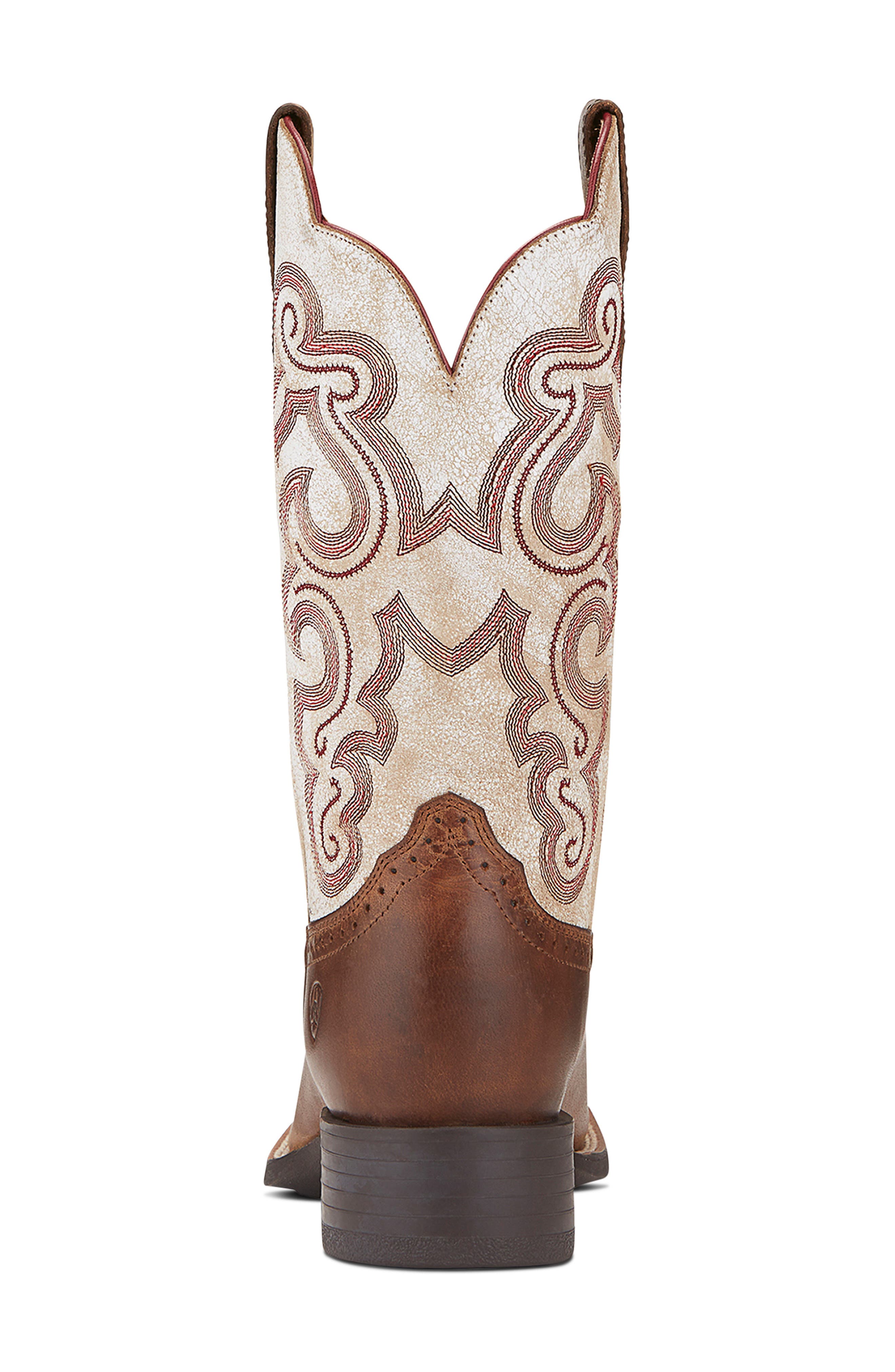 Ariat Quickdraw Western Boot, Alternate, color, Brown