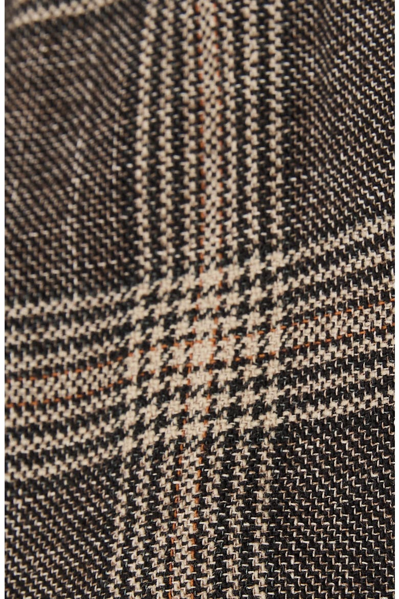 Sandor Wool Check Relaxed Blazer, Alternate, color, BROWN CHECK