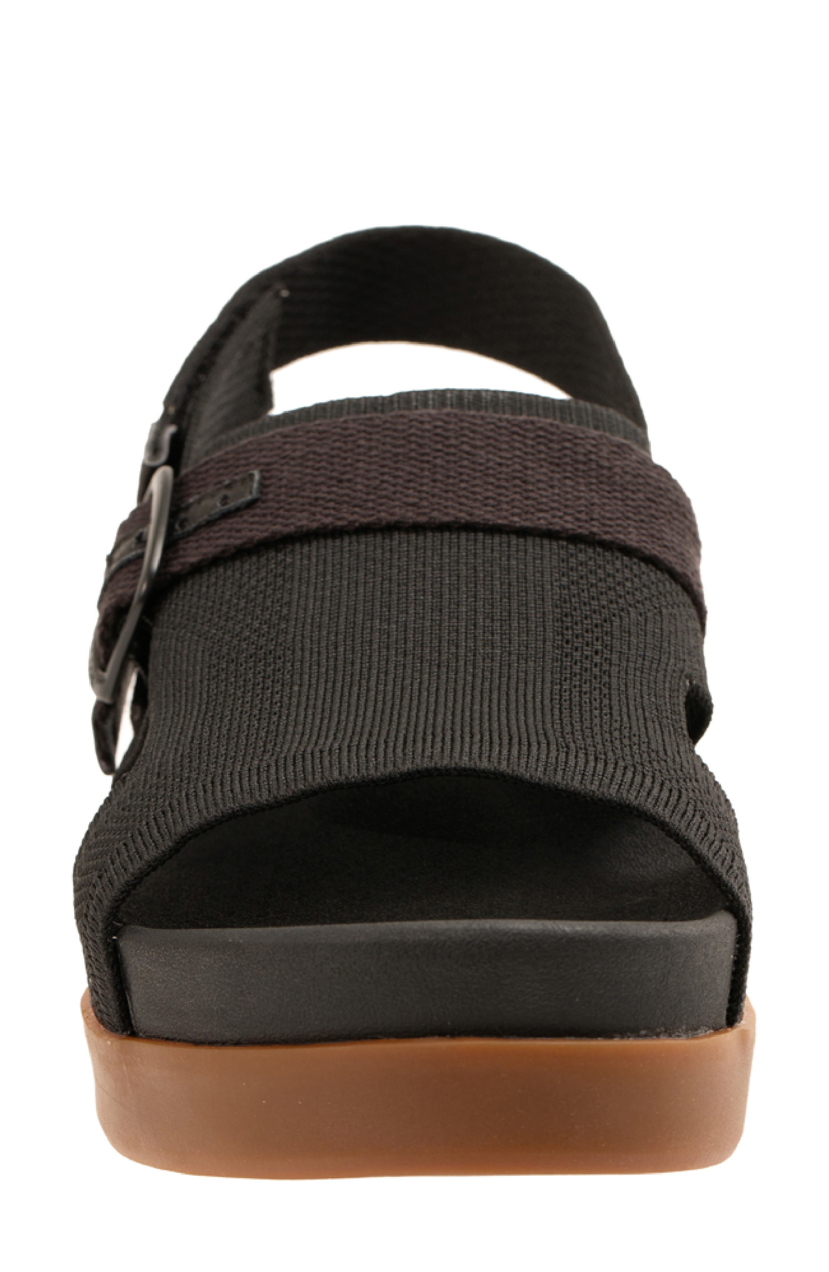 Remi Arch Support Flatform Sandal, Alternate, color, BLACK
