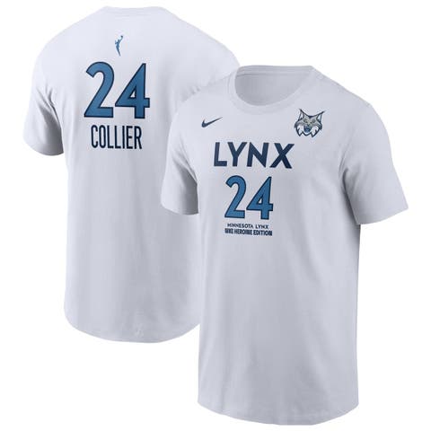 Men's Nike Napheesa Collier White Minnesota Lynx Name & Number Heroine Edition T-Shirt