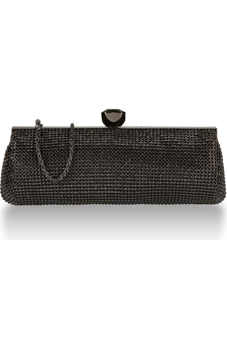 Whiting & Davis Grace Crystal Top, Alternate, color, Black