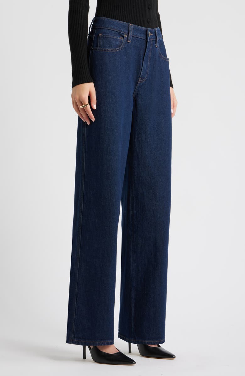 Open Edit Mid Rise Baggy Jeans, Alternate, color, Drexel Wash