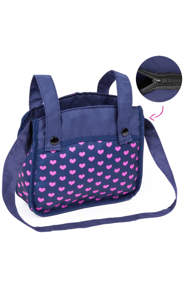 Bayer Design Vario Doll Pram with Adjustable Reversible Handle, Holds Dolls up to 52cm, Alternate, color, Multicolored