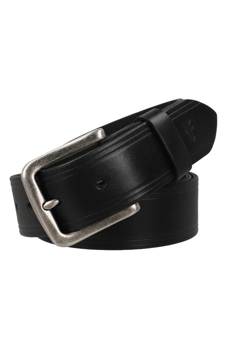 Frye Leather Belt, Alternate, color,