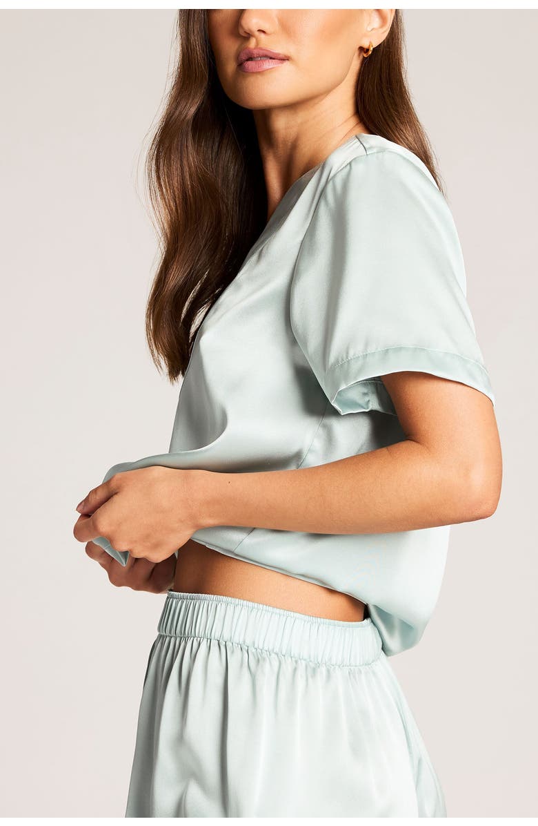 Negative Underwear Eclipse Washable Silk V-Top, Alternate, color, Mist