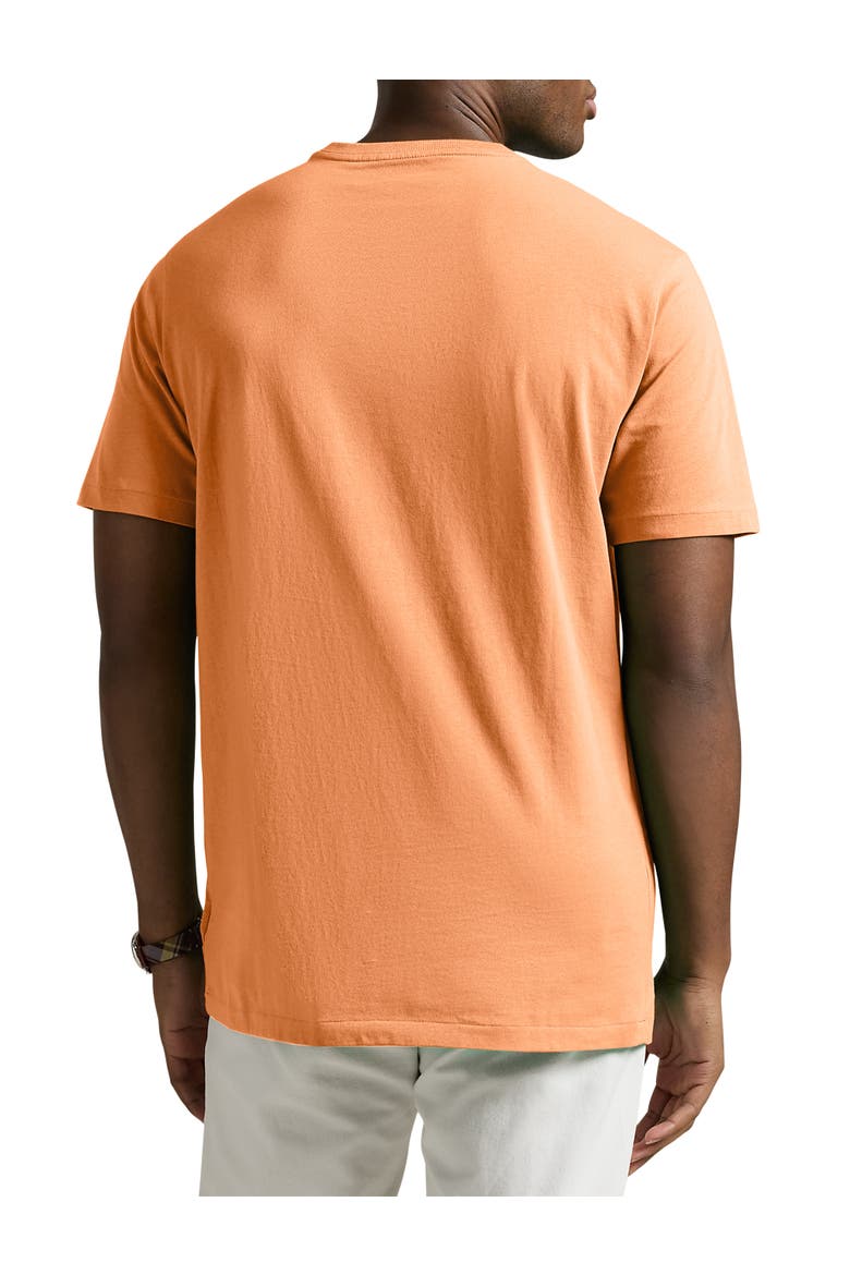 Big & Tall Classic Fit V-Neck T-Shirt, Alternate, color, POMPANO ORANGE