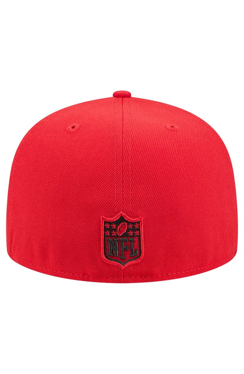 New Era Men
s New Era Red Kansas City Chiefs Tri-Hit 59FIFTY Fitted Hat, Alternate, color, Red