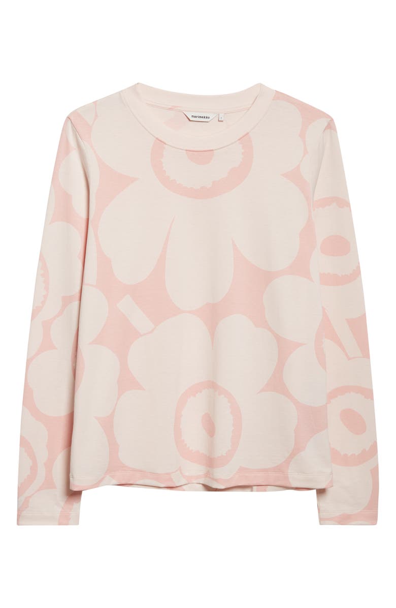 Marimekko Sekunti Unikko Cotton T-Shirt, Alternate, color, Light Pink